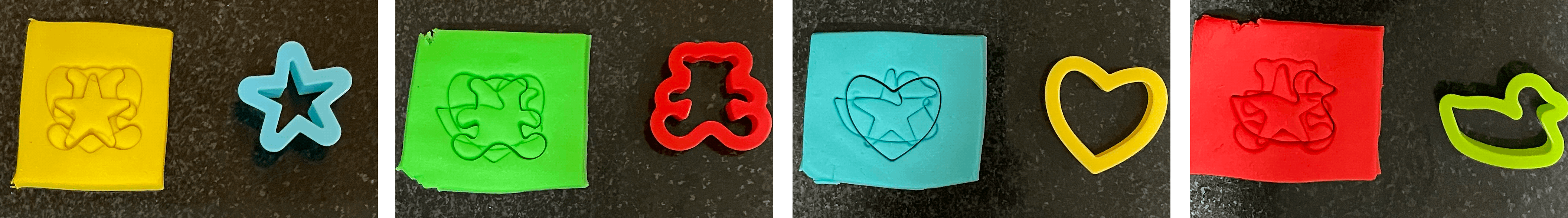 Play-doh shapes from progressive embeddings